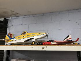 Two model planes