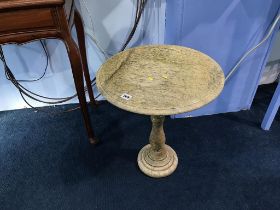Small marble occasional table