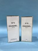 Chanel No. 5 gel and talc