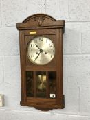 Oak wall clock
