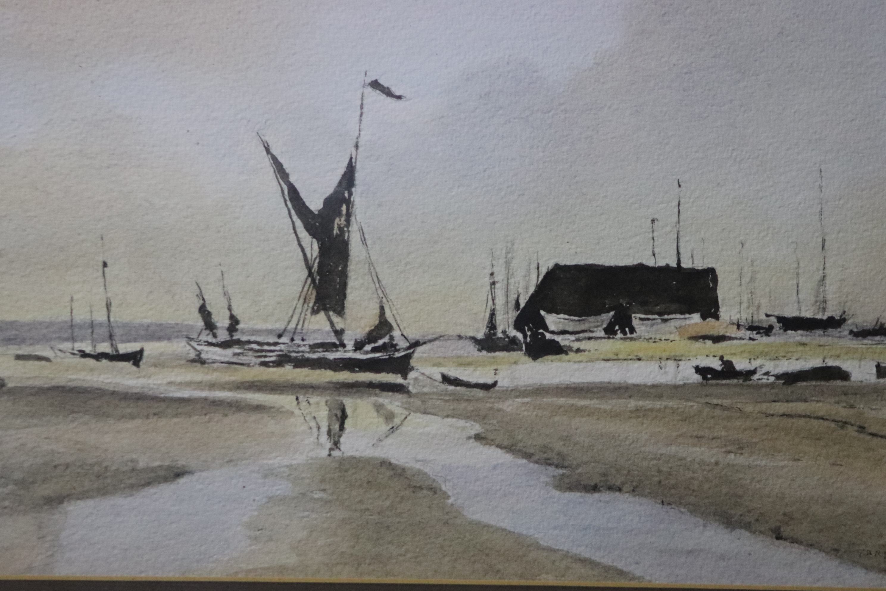 Carter, set of four watercolours, signed, 'Coastal Scenes', 24 x 35cm (1), 17 x 28cm (3) - Image 4 of 4