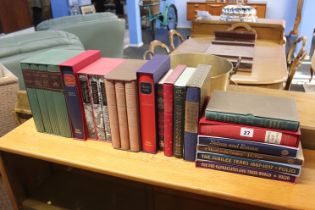 A selection of Folio Society Edition books, including Henry VIII, Glencoe, Culloden etc.