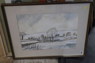 Atterley Simpson watercolour and a print