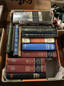 A collection of Folio Society Edition books, including The Dead Sea Scrolls, Ulysses etc.
