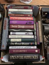 Collection of Folio Society Edition books, including Elizabeth I, Doctor Zhivago etc.