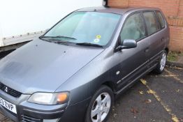 Mitsubishi Space Star, petrol, 1300cc, registered September 2003, mileage stated 40,963, MOT expired
