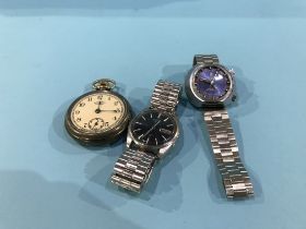 Sorna wristwatch, Seiko wristwatch and an Ingersoll pocket watch
