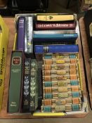 Collection of Folio Society Edition books, including Richard III and a selection of Young Folks