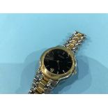 A ladies stainless steel Gucci wristwatch