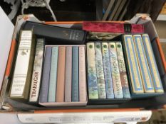 Collection of Folio Society Edition books, The Arabian Nights, Trafalgar etc.