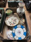 Assorted china, including Royal Crown Derby, Masons, Royal Doulton etc.