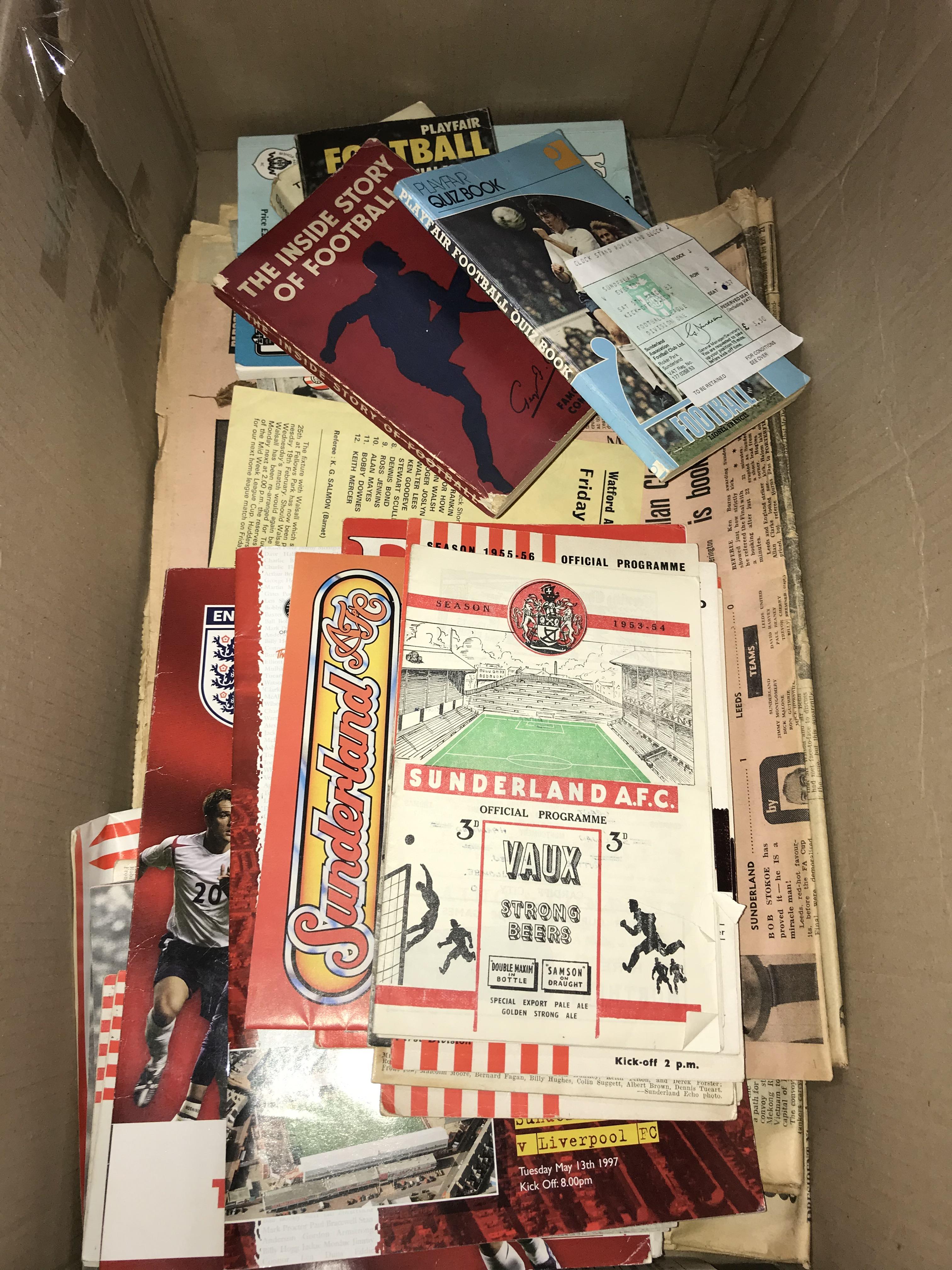 Collection of vintage football programmes and ephemera - Image 9 of 12