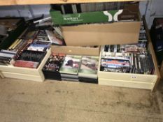 Large quantity of DVD's