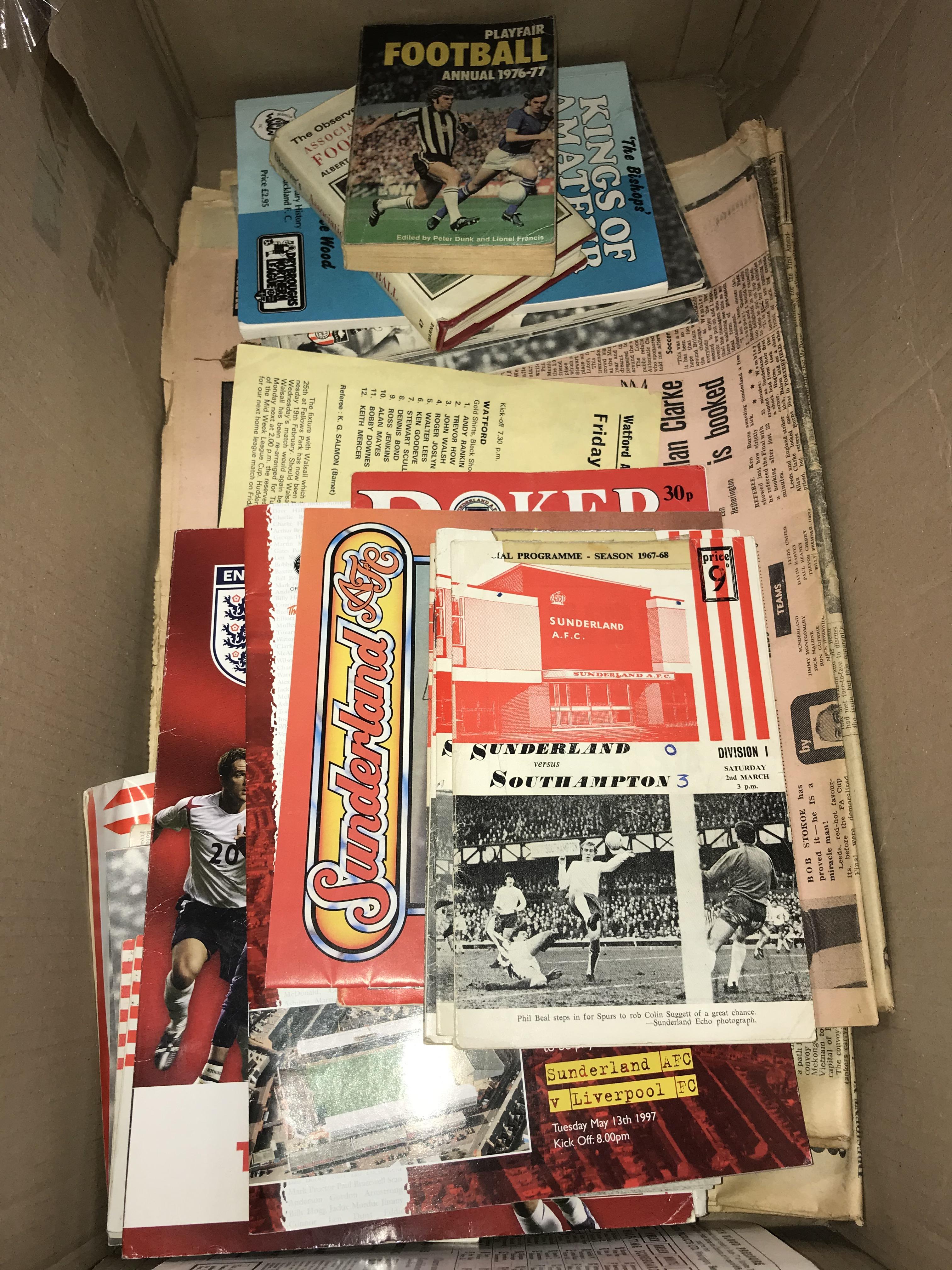 Collection of vintage football programmes and ephemera - Image 5 of 12