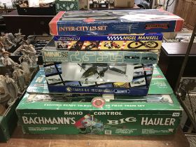 Bachmann train set, Franklin mint model etc.