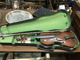 Violin and fitted hard case