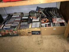 Quantity of CD's and DVD's