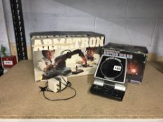 Boxed 'Armatron' and 'Astro Wars'