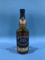 A bottle of Glen Moray Scotch Whiskey, 12 years old