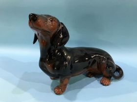 A large Beswick model of a daschund