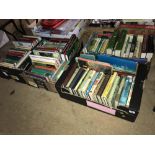 Four boxes of cricket books