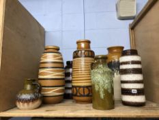 Collection of German vases
