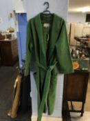 A Harris Tweed ladies green coat
