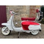 A replica 1966 Lambretta LI 125 Series 3 / SX200, Registration no. MNN 621D, Frame no.