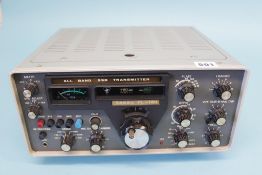 A used Yaesu FL-101 transmitter