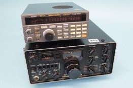 A used Yaesu FT-221 R base receiver and an FRG 9600