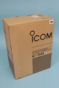 A boxed ICOM IC - 910H All Mode transceiver