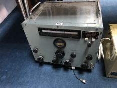 A Marconi communications receiver type C.R.100, a Storno Limited TX 610, a Storno Com 632 and a