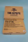 A boxed Kenwood TM-G707E and a boxed TH-F7E hand held (2)