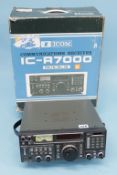 A boxed ICOM IC-R7000 communication receiver