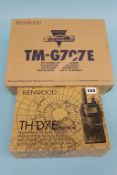 A boxed Kenwood TM-G707E and a Kenwood TH-D7E (2)