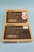 Two boxed Yaesu FTM - 100 DR/DE dual band transceiver (2)