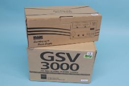 A boxed Diamond GSV 3000 power supply and a boxed Maas SP330, 30 amp switch mobile power supply (2)