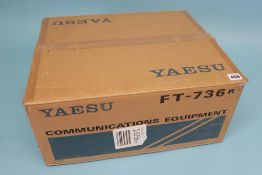 A boxed Yaesu FT 736R Base Transceiver (1)