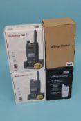 Two boxed Radioddity GD - 77 handheld, two boxed any tone AT - D878UV and an AT-D868 UV (4)