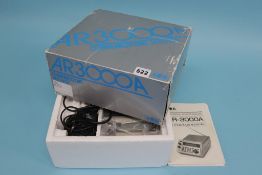 A boxed AOR AR-3000A wide band receiver