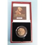 Celebrating the 250th Anniversary of Samuel Johnson's Dictionary', a gold proof 50p