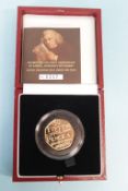 Celebrating the 250th Anniversary of Samuel Johnson's Dictionary', a gold proof 50p