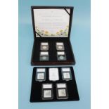 A boxed 'The Beatrix Potter UK Stamp and Coin Set', limited edition 53/495, (cupro-nickel) and a