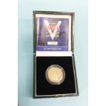 The End of World War II 1945-2005 60th Anniversary', gold proof £2 coin