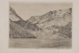 Derek English, pencil, signed, 'Ullswater', 'Cleveland Hills', 'Cleveland Way' (Cringle Moor), 'View