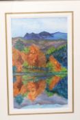 Derek English, two oils and one watercolour, 'Langsdale from Tarn Hows', (framed), 50 x 30cm, '