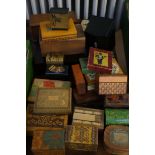 Large collection of gaming boxes & boxes