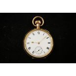 Gold plated Waltham pocket watch