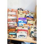 Collection of model vehicles, some boxed