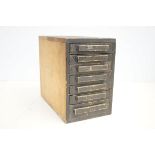 Small 7 draw tool cabinet Height 28 cm